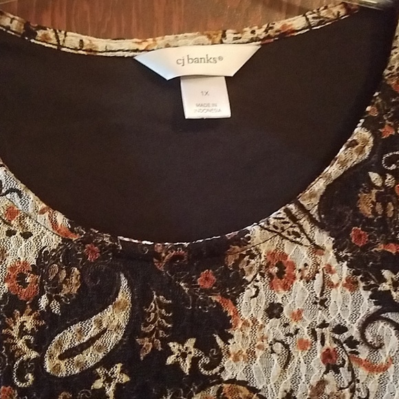 🔅NWOT🔅 CJ Banks Long Sleeve Shirt - Picture 2 of 5